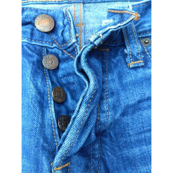 Hollister Mens Jeans 28x30 Palm Canyon Skinny Low Rise Button Fly Medium Wash - Picture 6 of 9